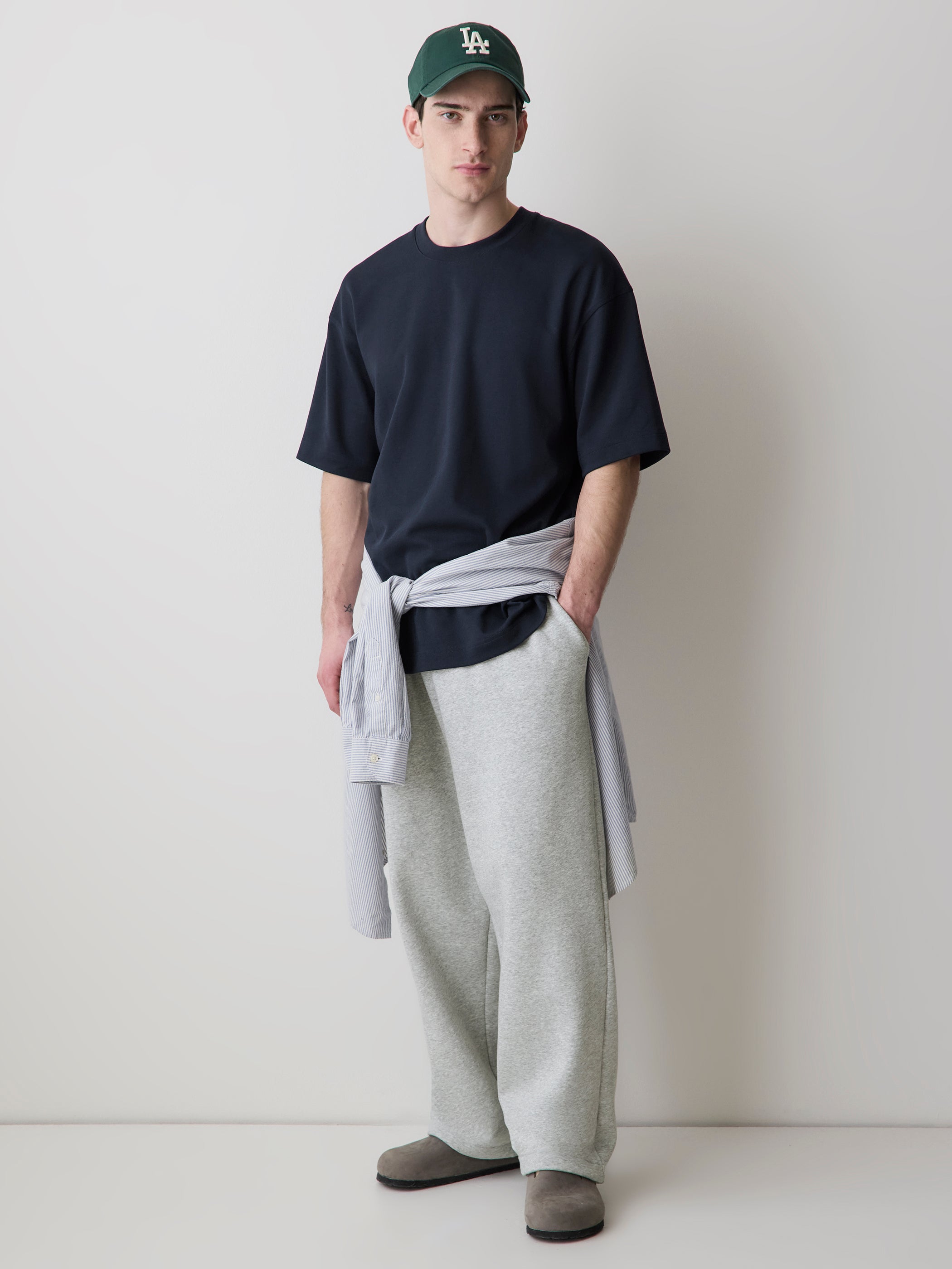 Oversized Short-Sleeve Crew-Neck Tee