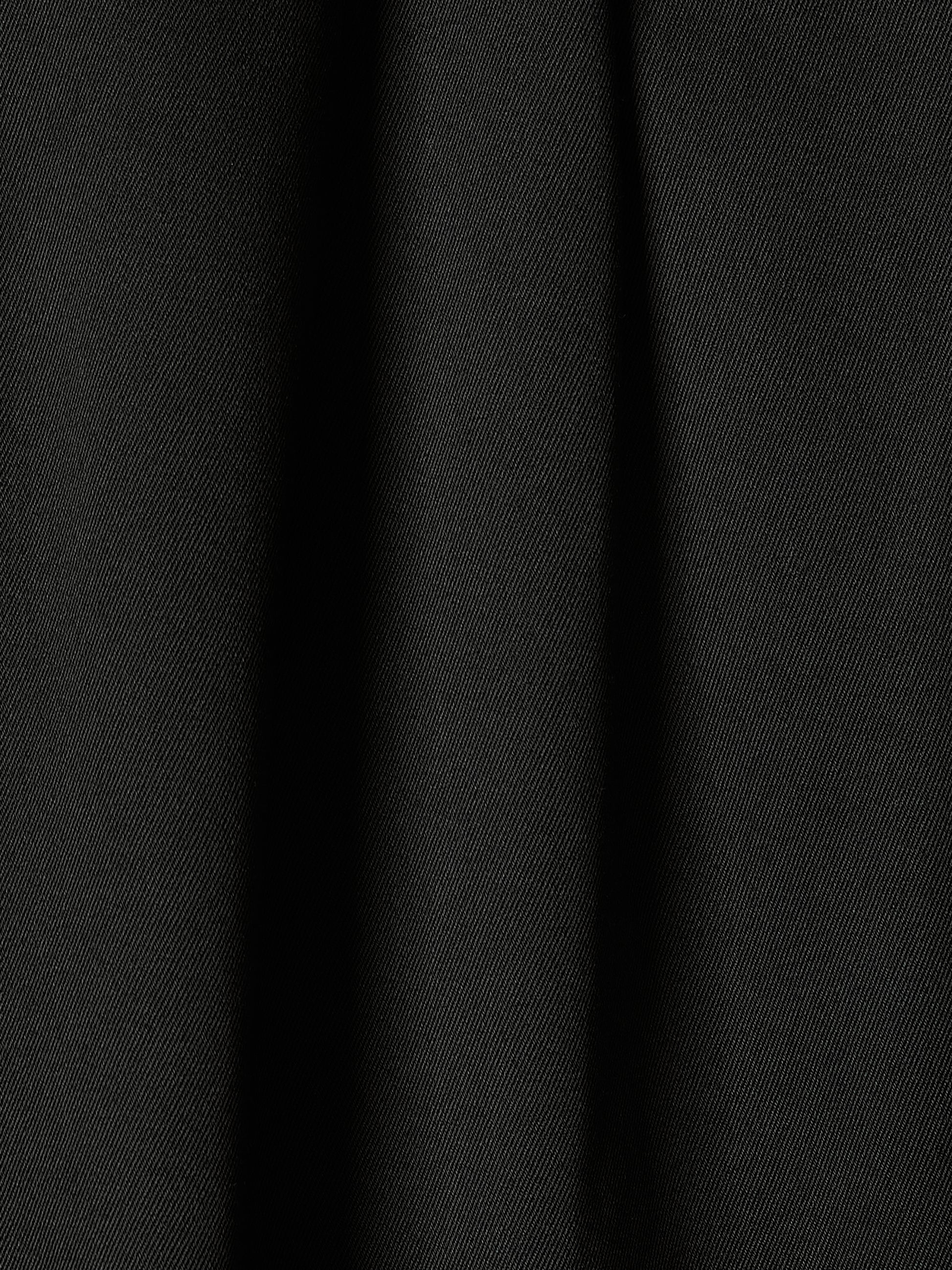 Woven Loose Fit Pleated Cotton Pants