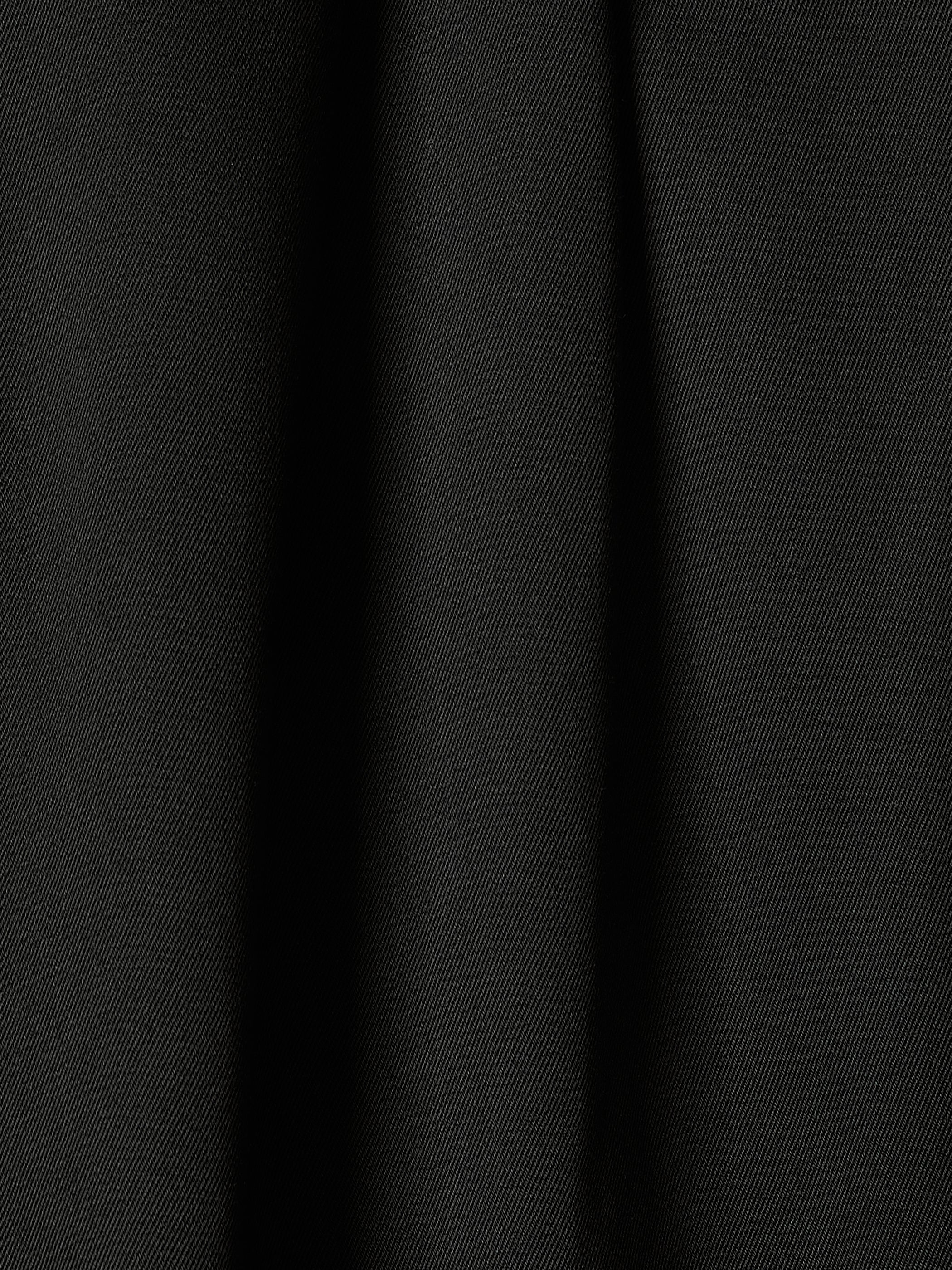 Woven Loose Fit Pleated Cotton Pants