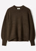 Wool-Blend Long-Sleeve Crew-Neck Sweater