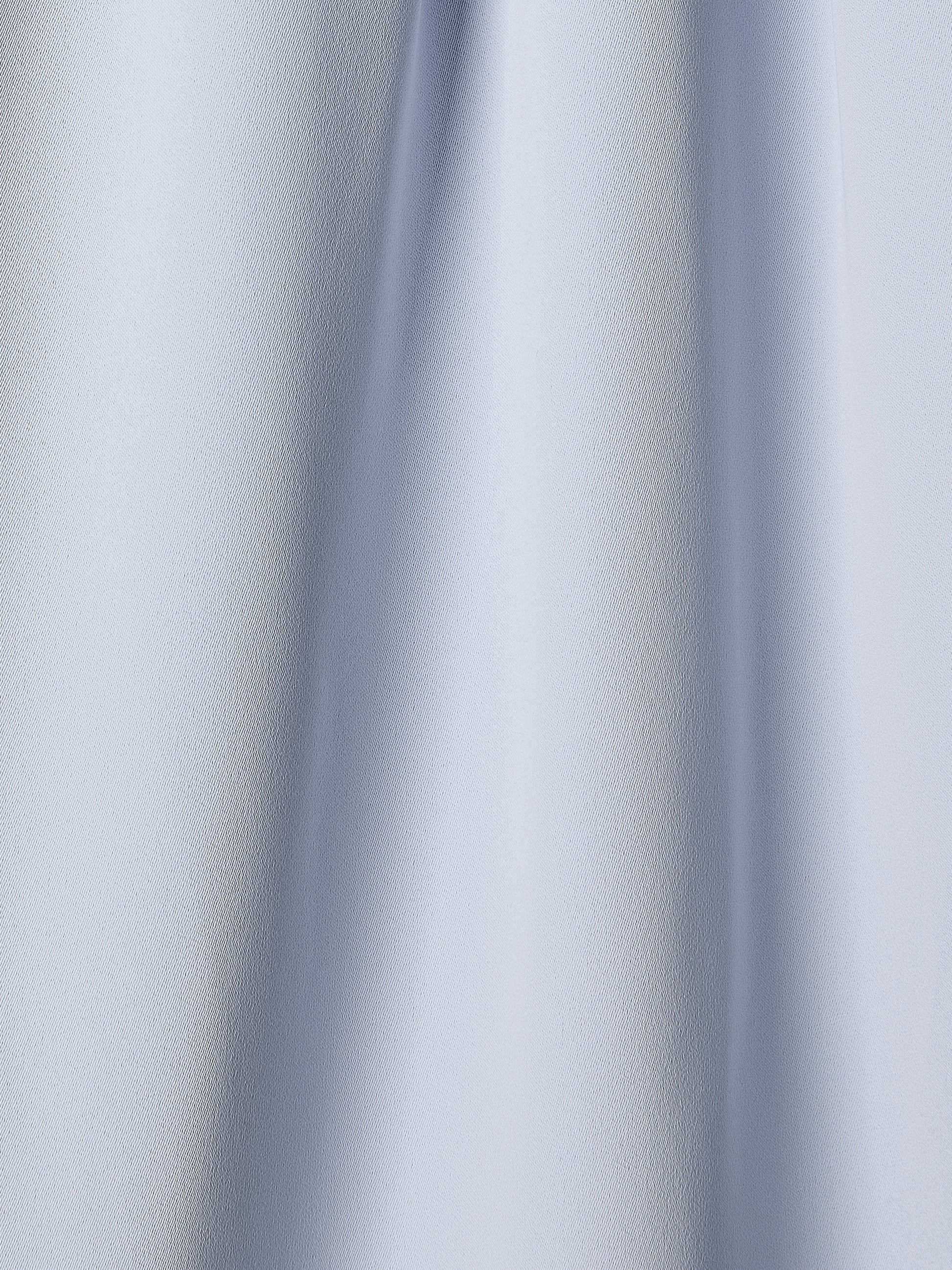 Woven Long Sleeve Blouse Luxe Crepe Fabric