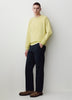 Long-Sleeve Crew-Neck Fleece Sweater