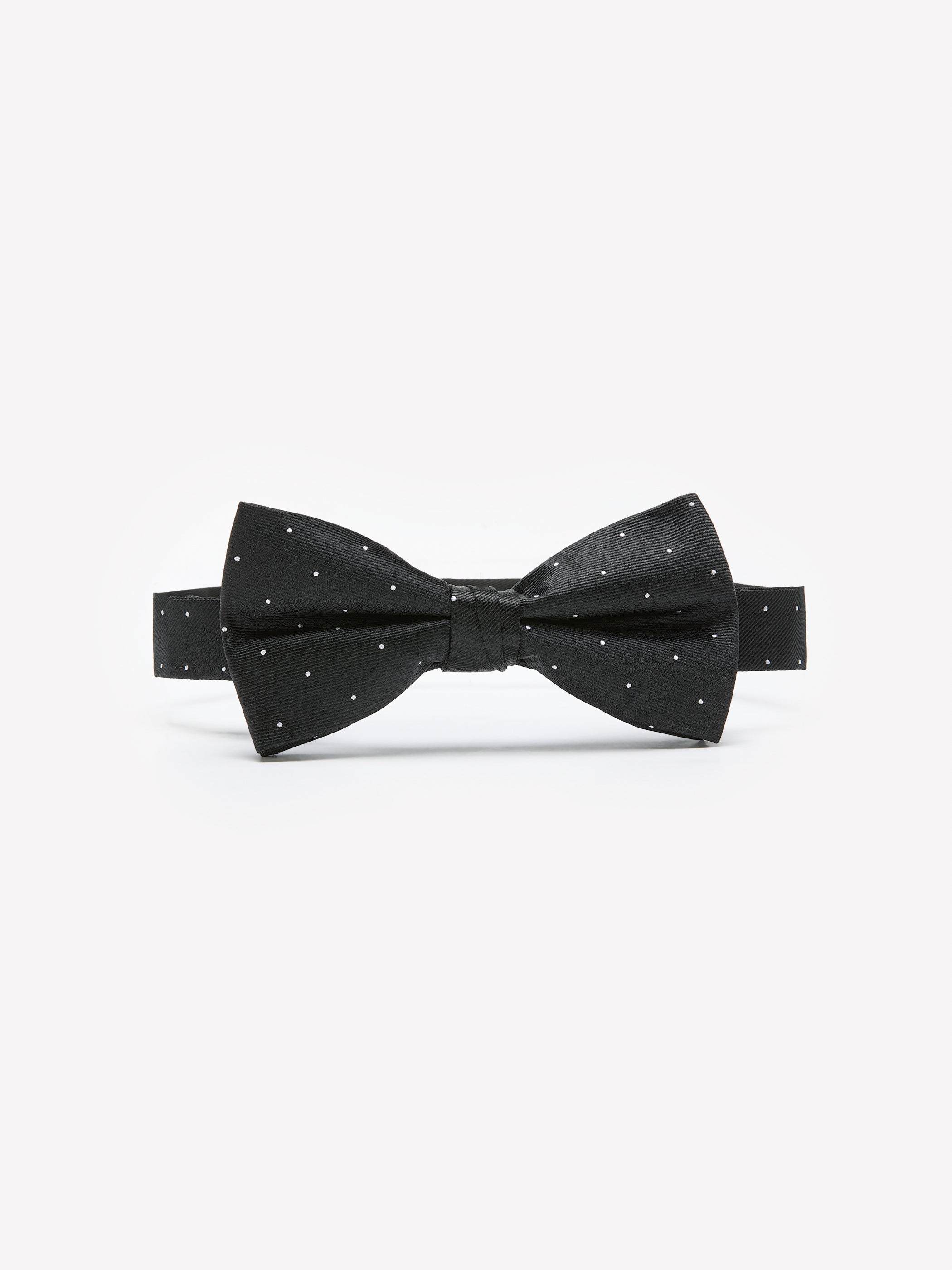Black Bow Tie with Dots