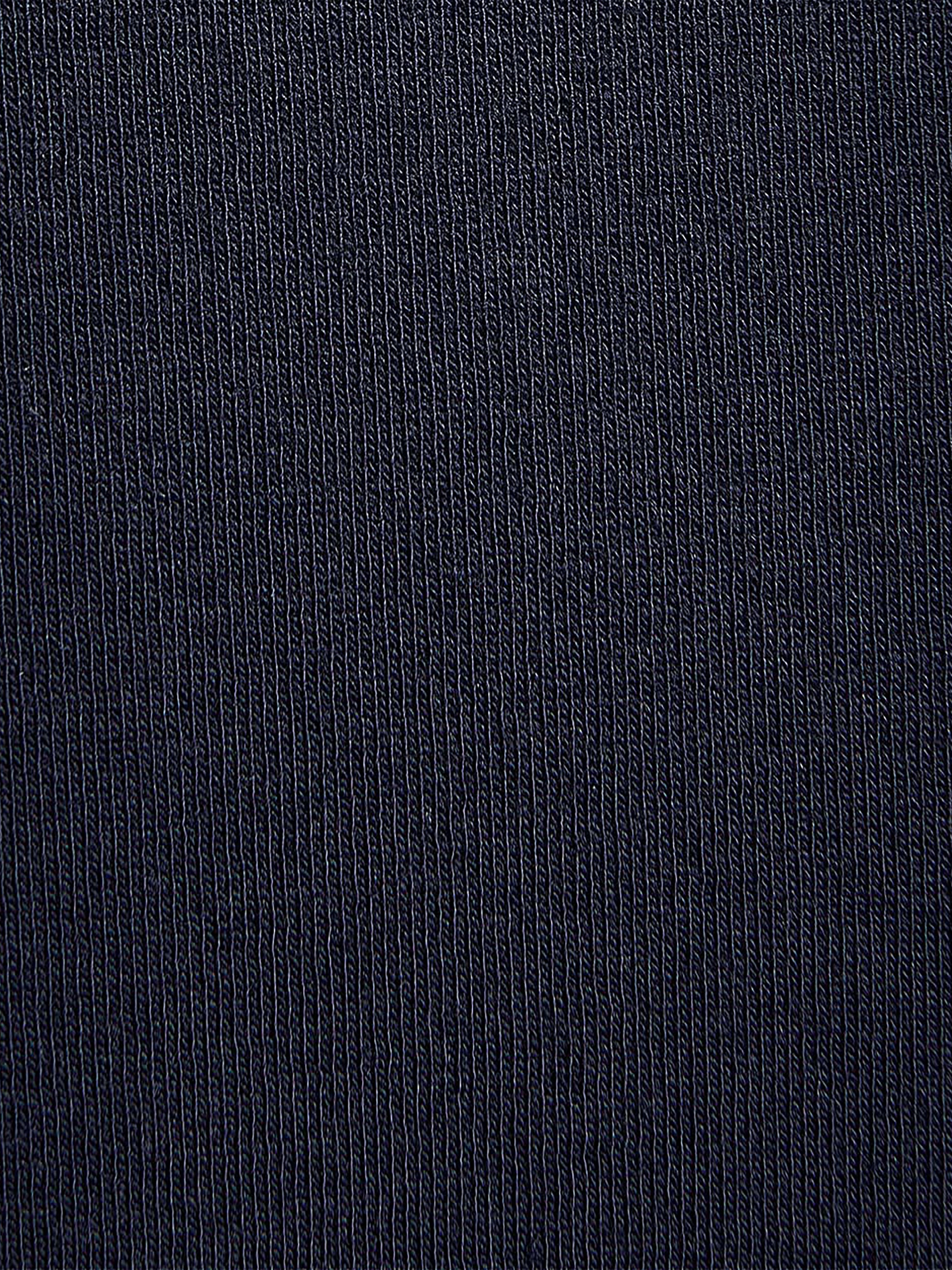 Elbow-Sleeve Crew-Neck Fitted Tee