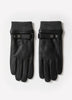 Sheepskin Gloves With Leather Tab