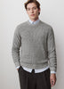 Knit Crewneck Sweater Cotton Cashmere Blend