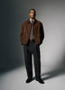 Wide-Leg Pleated Dress Pant