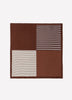 Men's Silk Pocket Square Striped Design