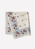 Square Silk Blend Floral Scarf 27"x27"