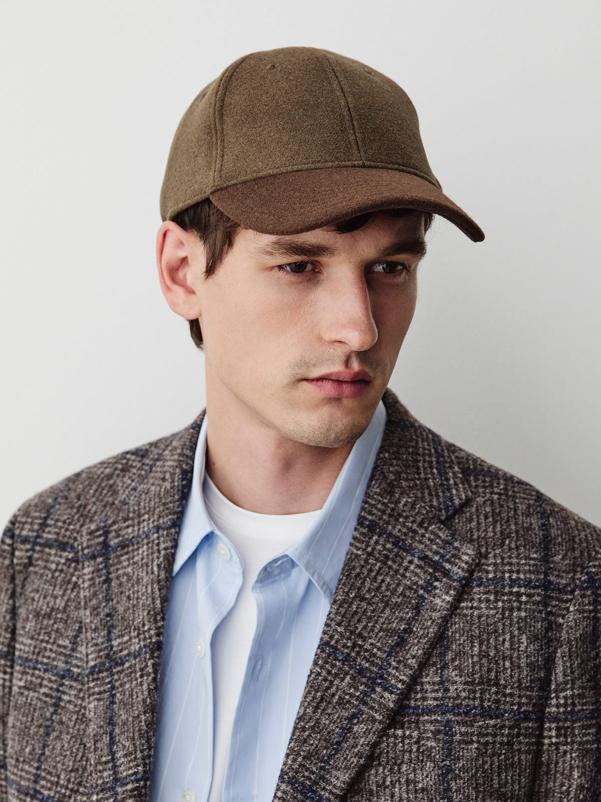 Two-Tone Felt Cap