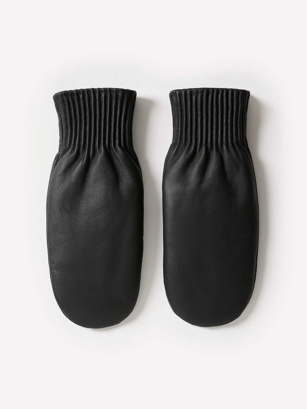 Leather Sheepskin Mittens
