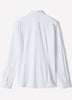 Slim Fit Cotton Knit Shirt with Tailored Collar