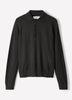 Long-Sleeve Polo Sweater