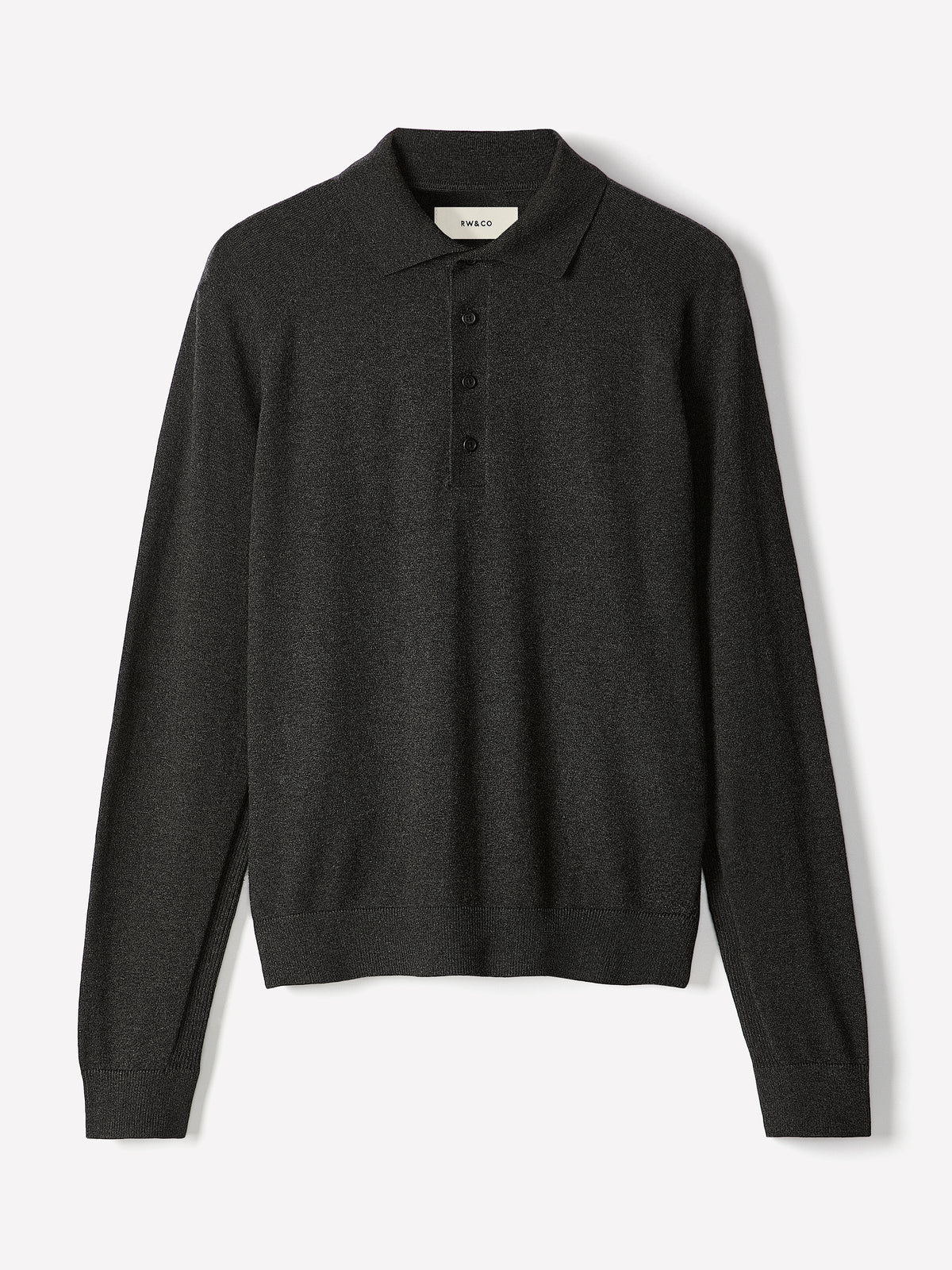 Long-Sleeve Polo Sweater