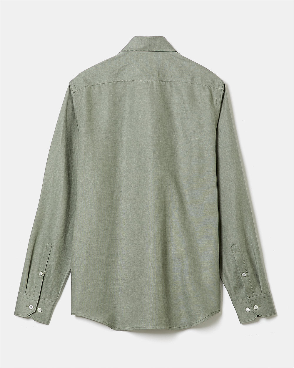 Tailored-Fit Linen Dress Shirt