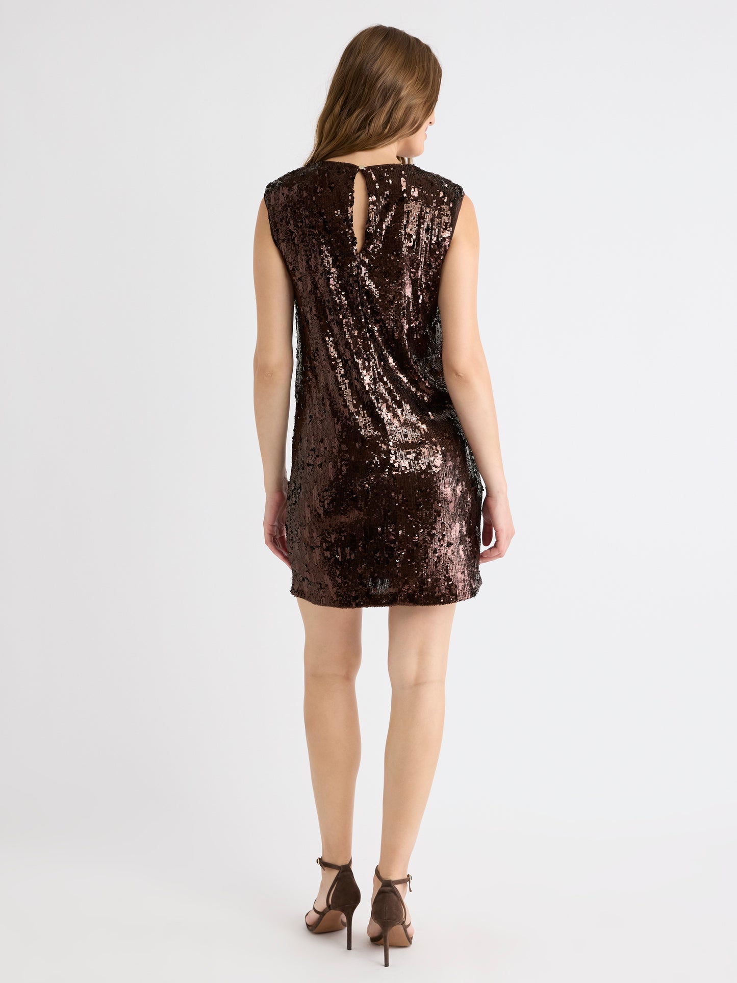 Sleeveless Mini Sequins Cocktail Dress