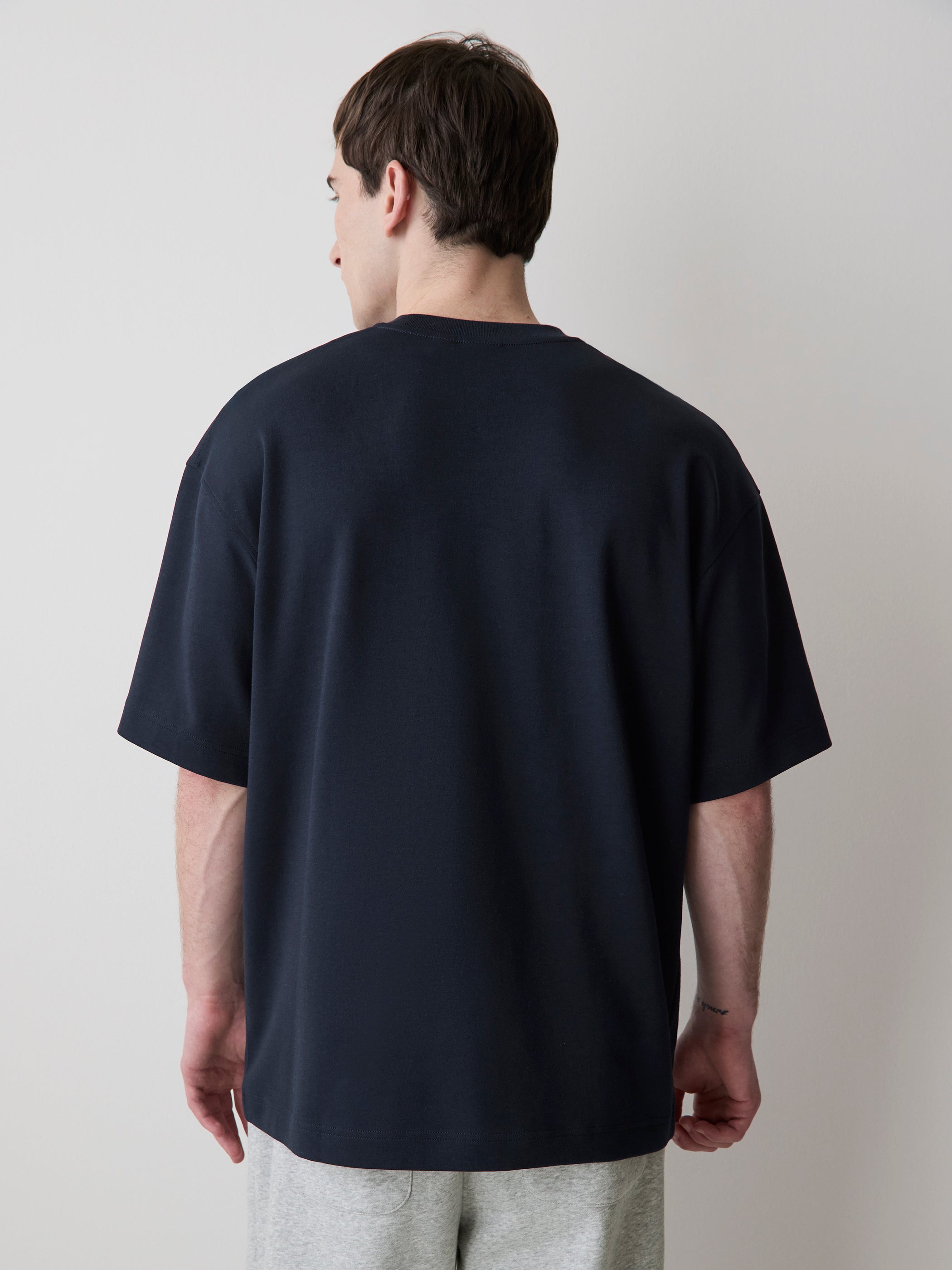 Oversized Short-Sleeve Crew-Neck Tee