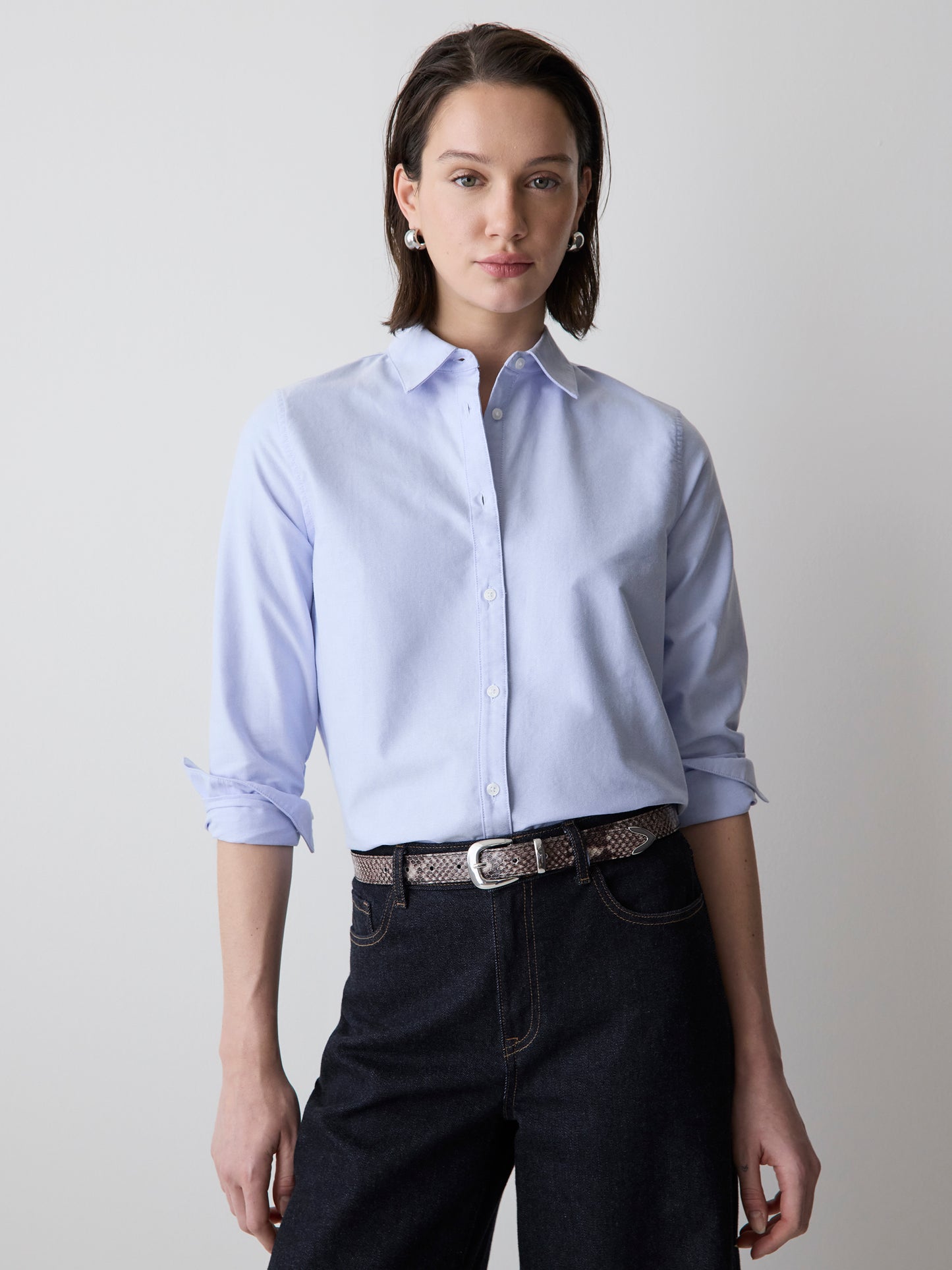 Long-Sleeve Oxford Shirt