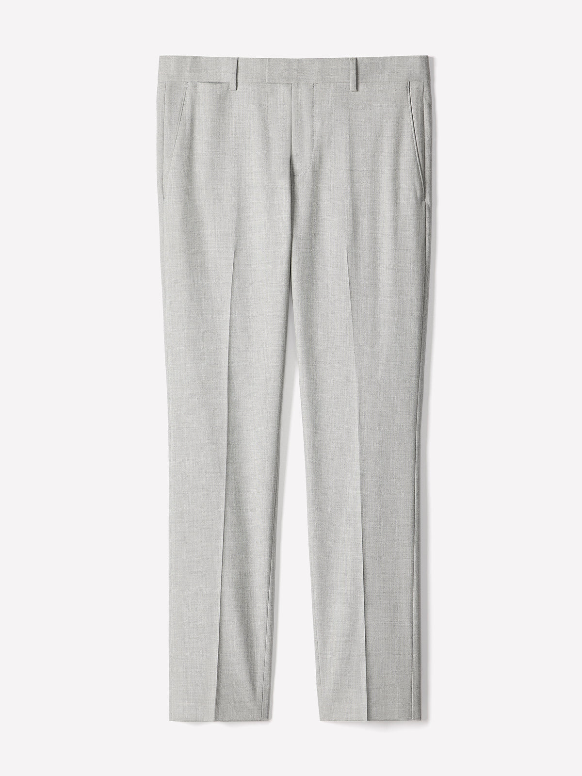 Essential Slim Fit Light Grey Suit Pant