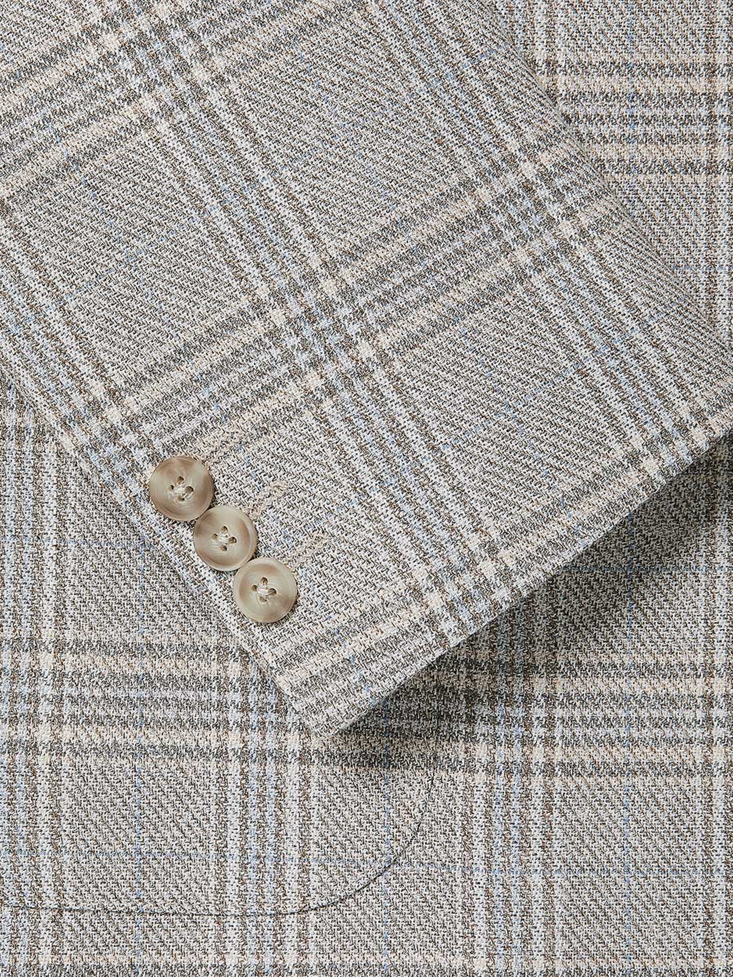 Slim Fit Plaid Blazer