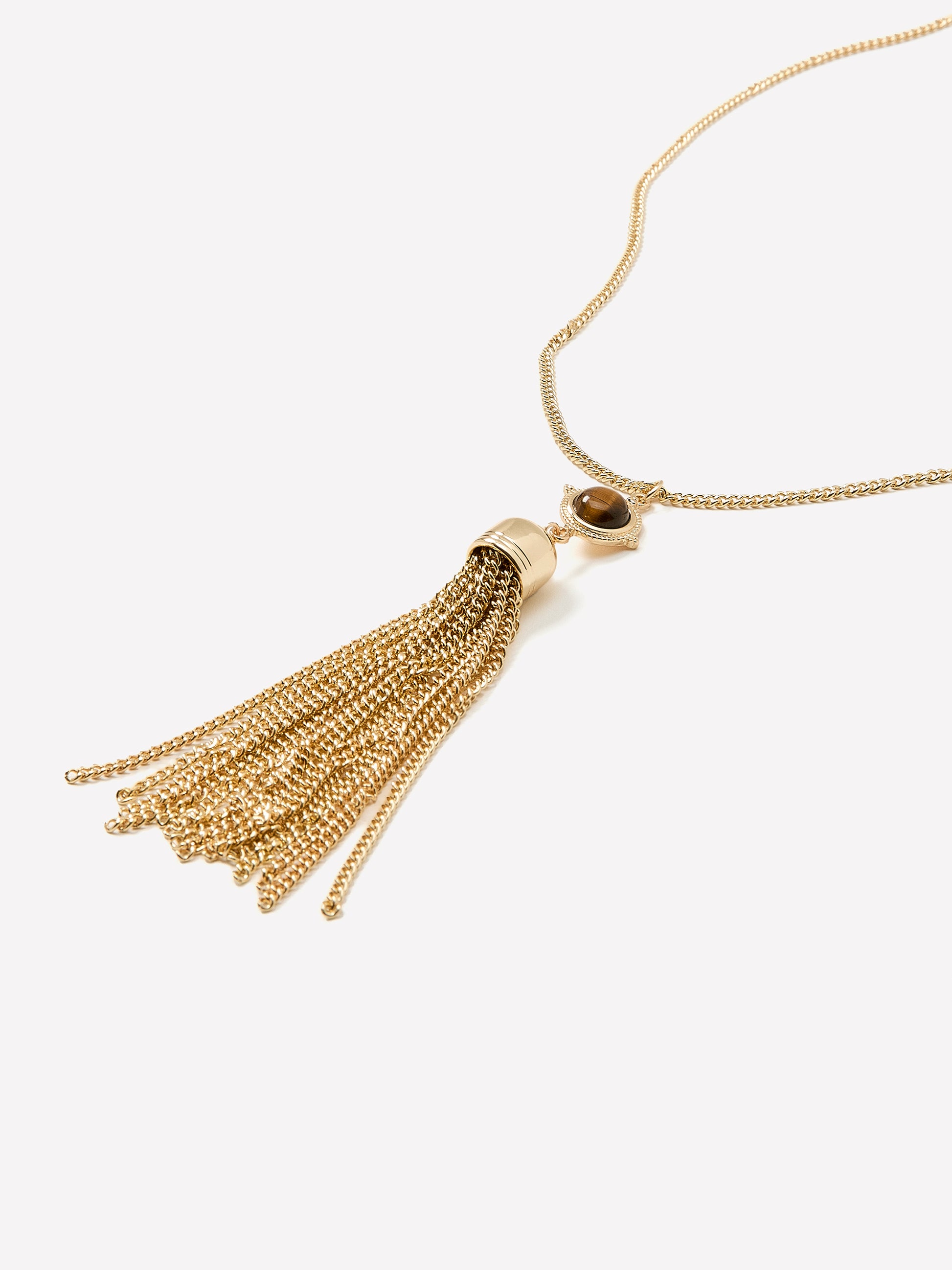 Long Necklace with Tassel