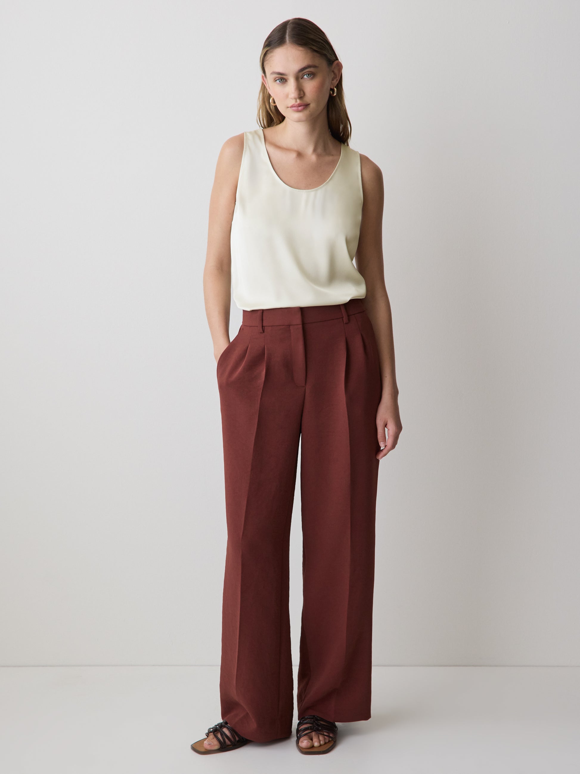 High-Rise Wide-Leg Pant