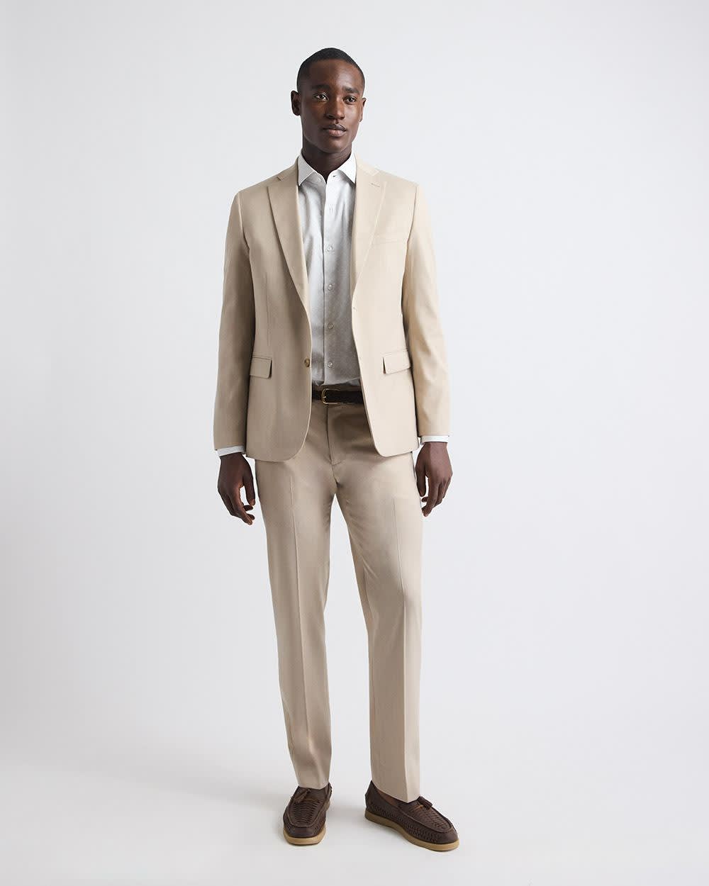 Slim-Fit Beige Suit Pant | RW&CO. Slim-Fit Beige Suit Pant | RW&CO.