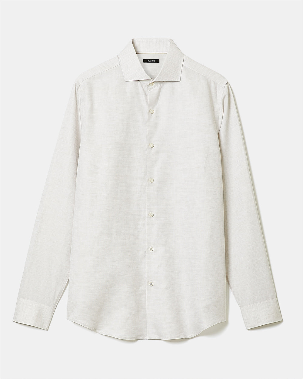 Tailored-Fit Linen Dress Shirt