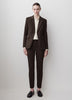 One-Button Fitted Blazer