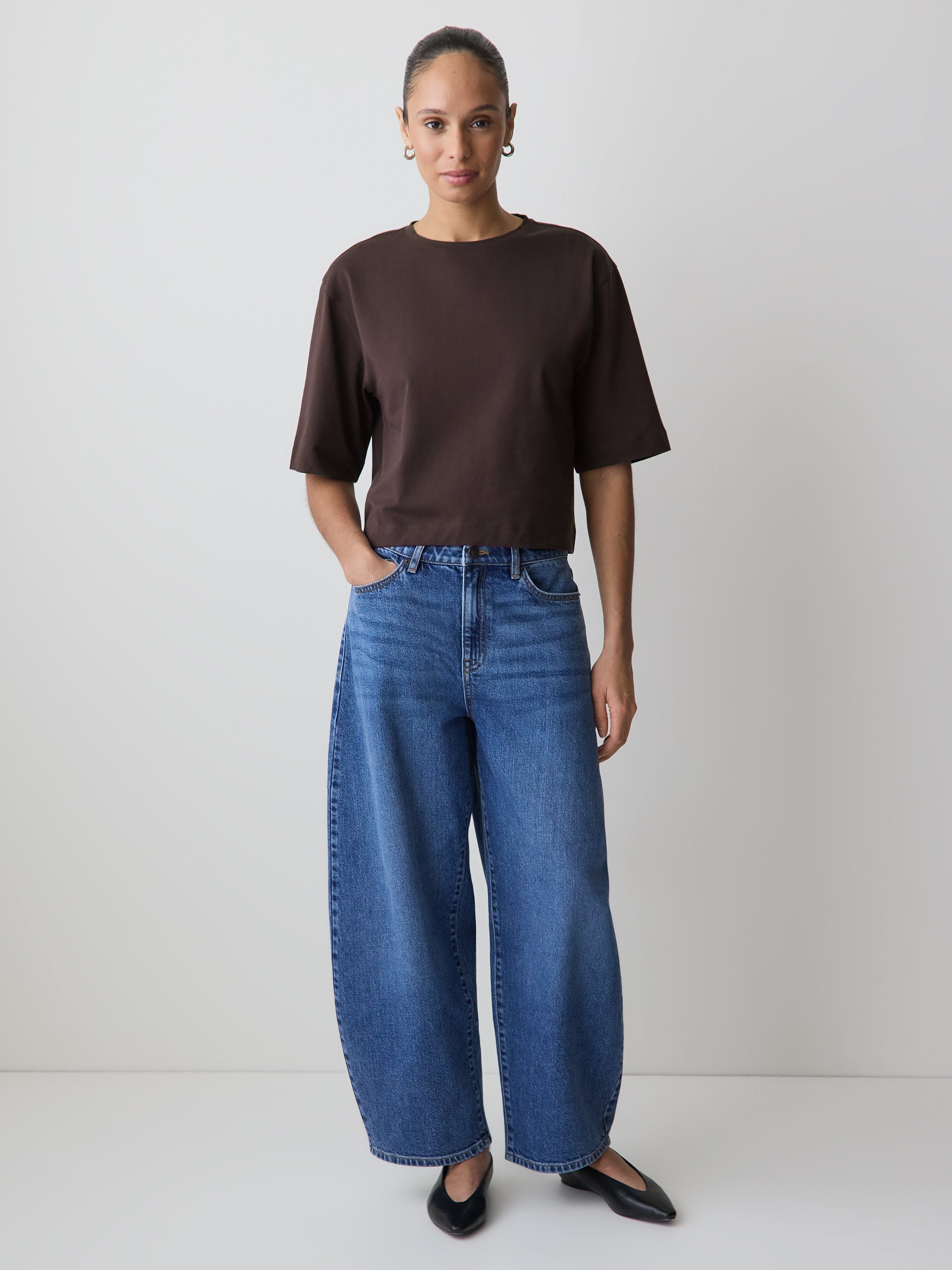 T-Shirt Ample en Coton Supima