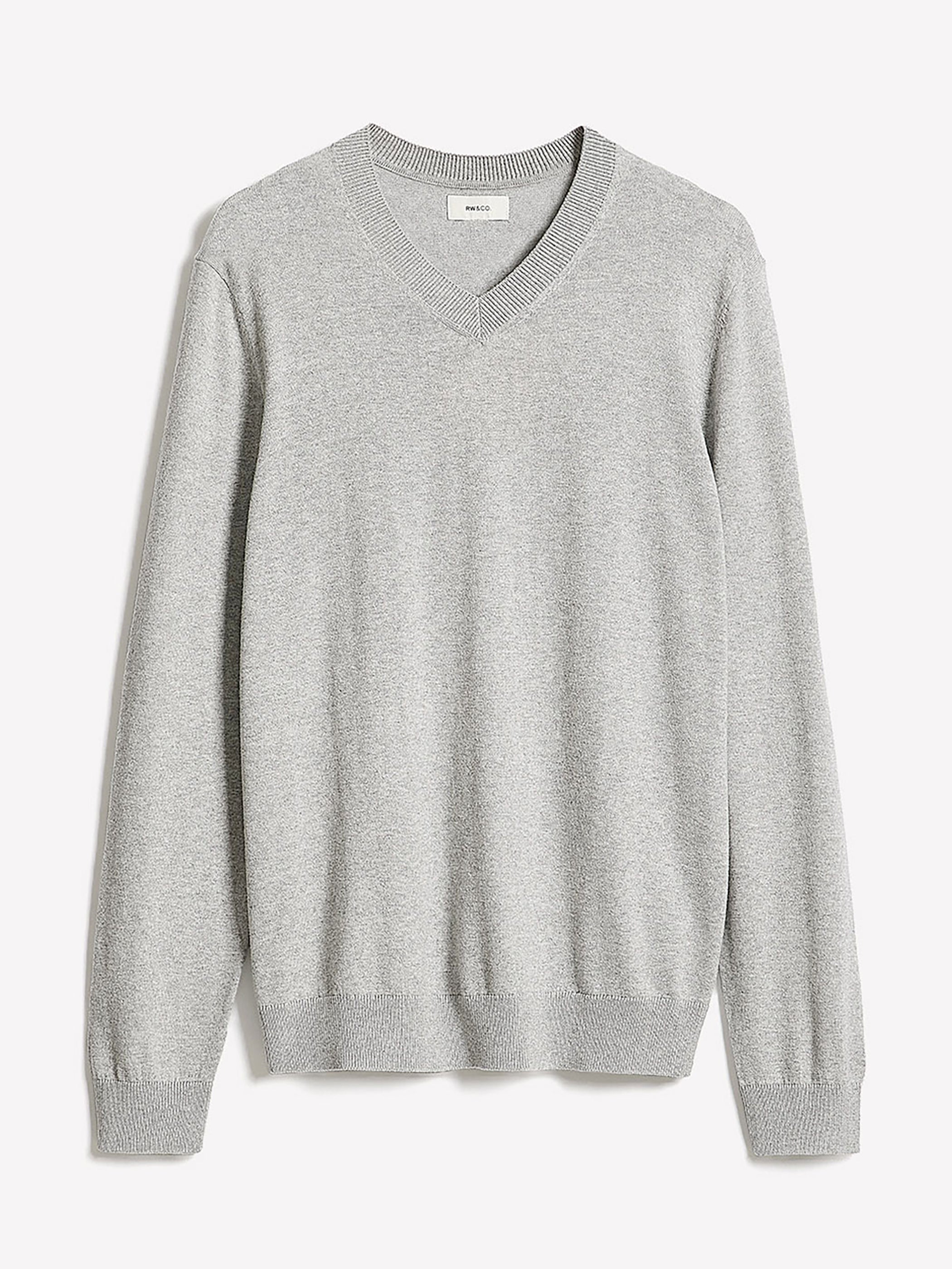 Long-Sleeve V-Neck Sweater