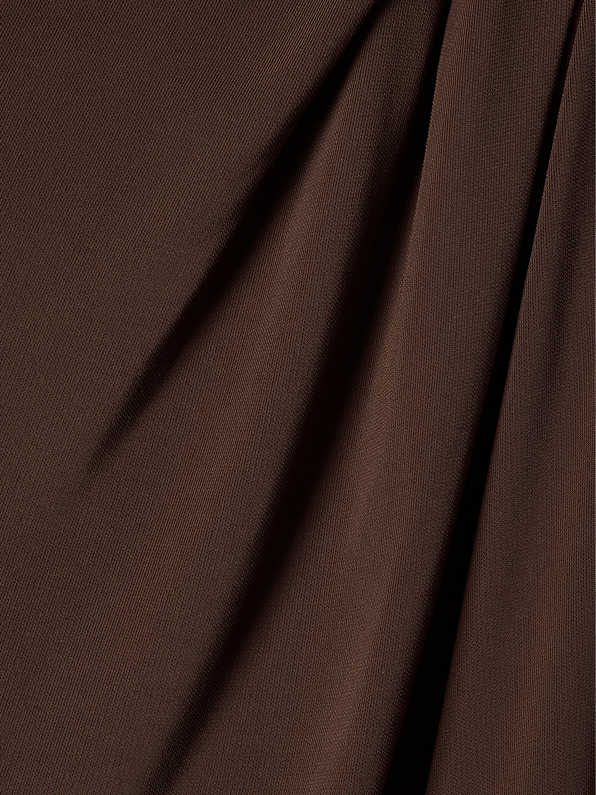 Knit Blouse Pleated Extended Sleeve