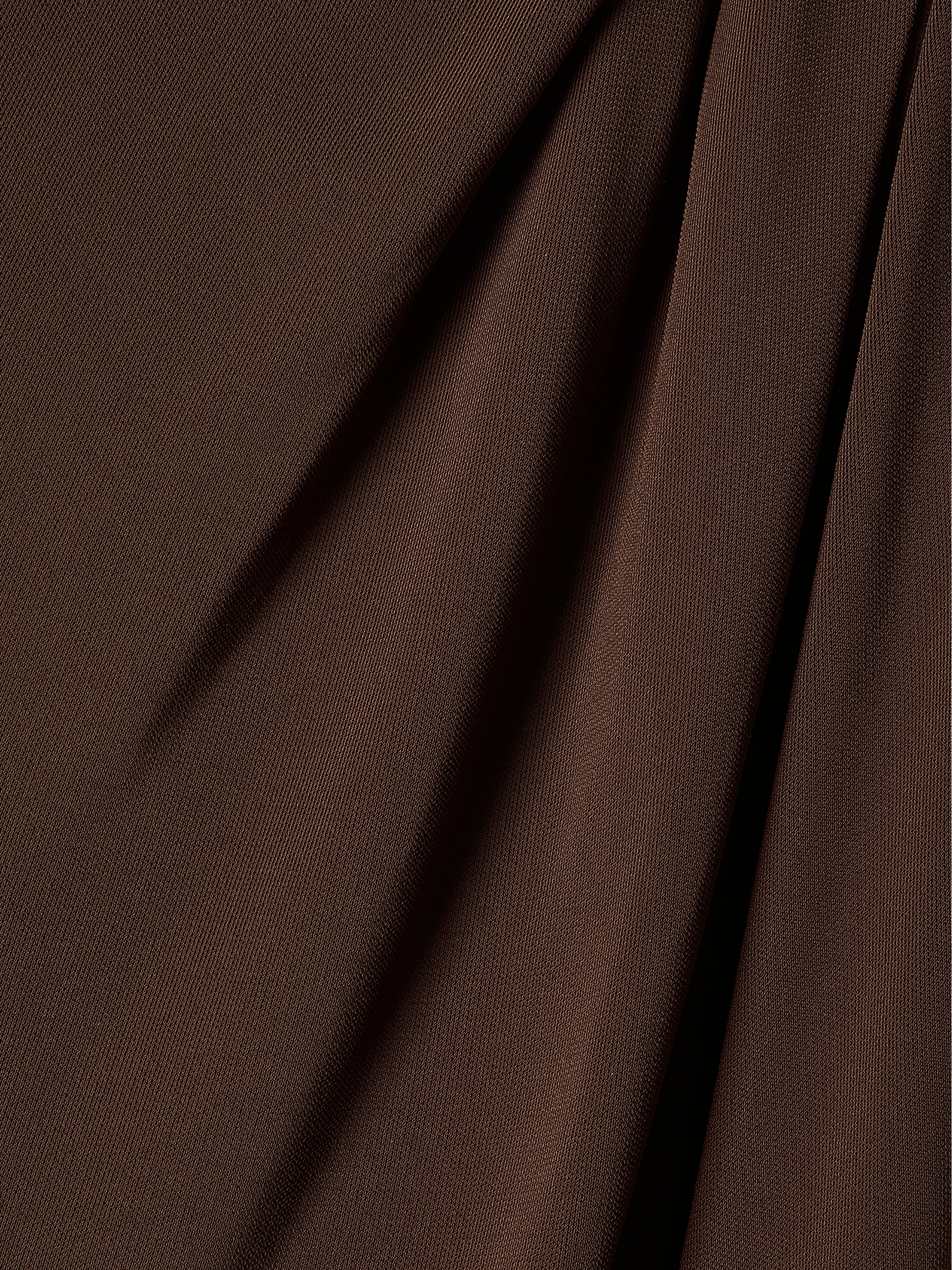 Knit Blouse Pleated Extended Sleeve