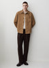 Woven Cotton Tailored Collar Overshirt