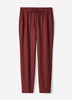 Linen Mid-Rise Tapered-Leg Jogger Pant