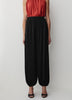 Satin High-Rise Balloon-Leg Pant