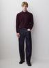 Long-Sleeve Polo Sweater