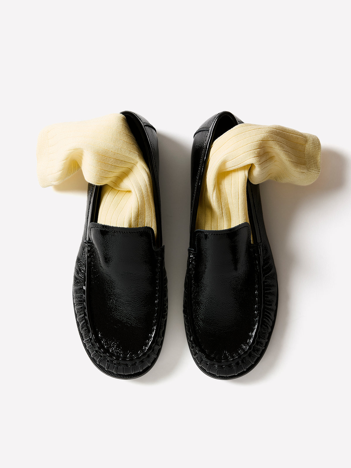 Leather Loafer Shoes for Women