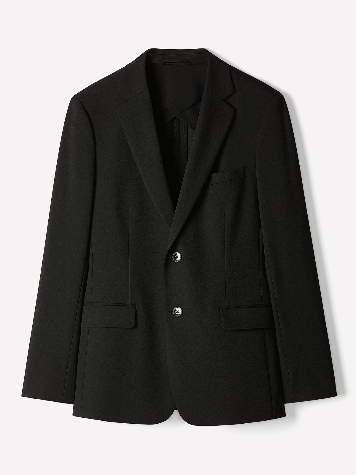 Black Slim Fit E-Tech Blazer