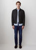 Woven Mens Jacket, Brushed Fabric, Milkman Style