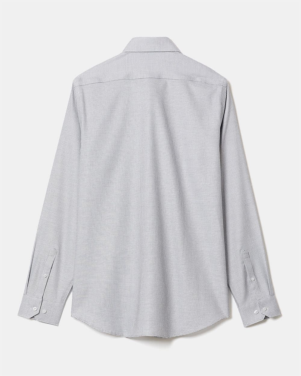 Slim-Fit Dobby Dress Shirt With Micro Squares