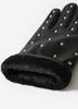 Leather Studded Gloves Sheepskin