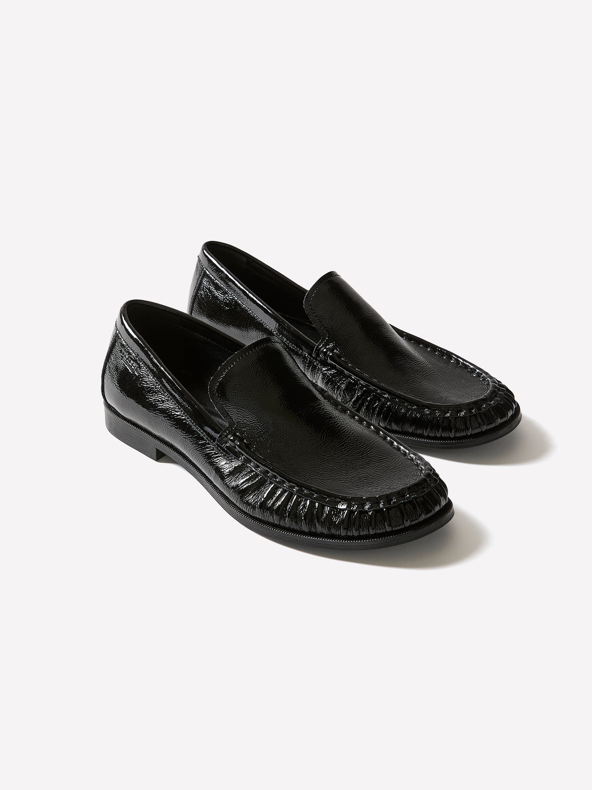 Leather Loafer Shoes for Women