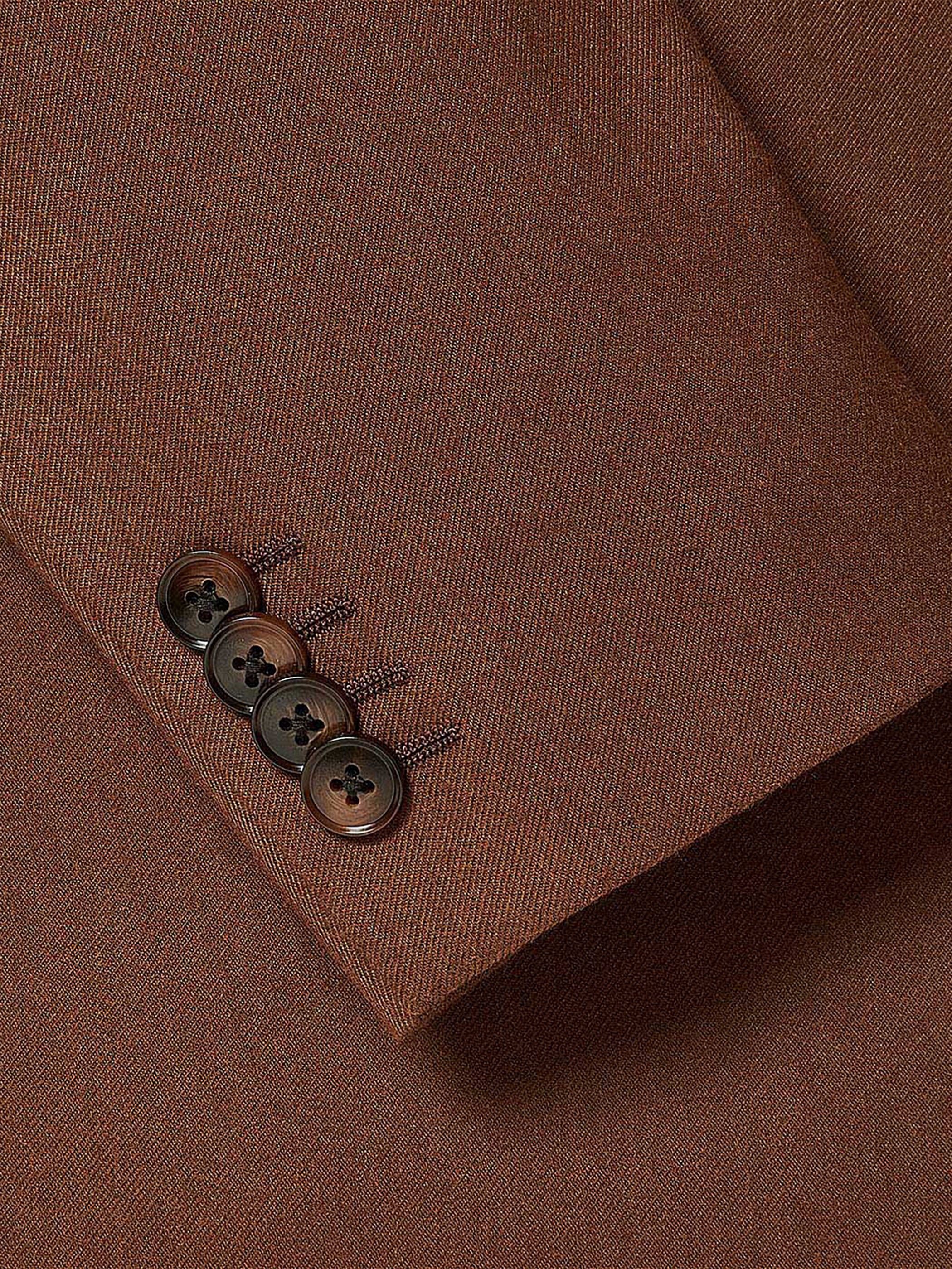 Slim-Fit Clay Brushed Twill Blazer