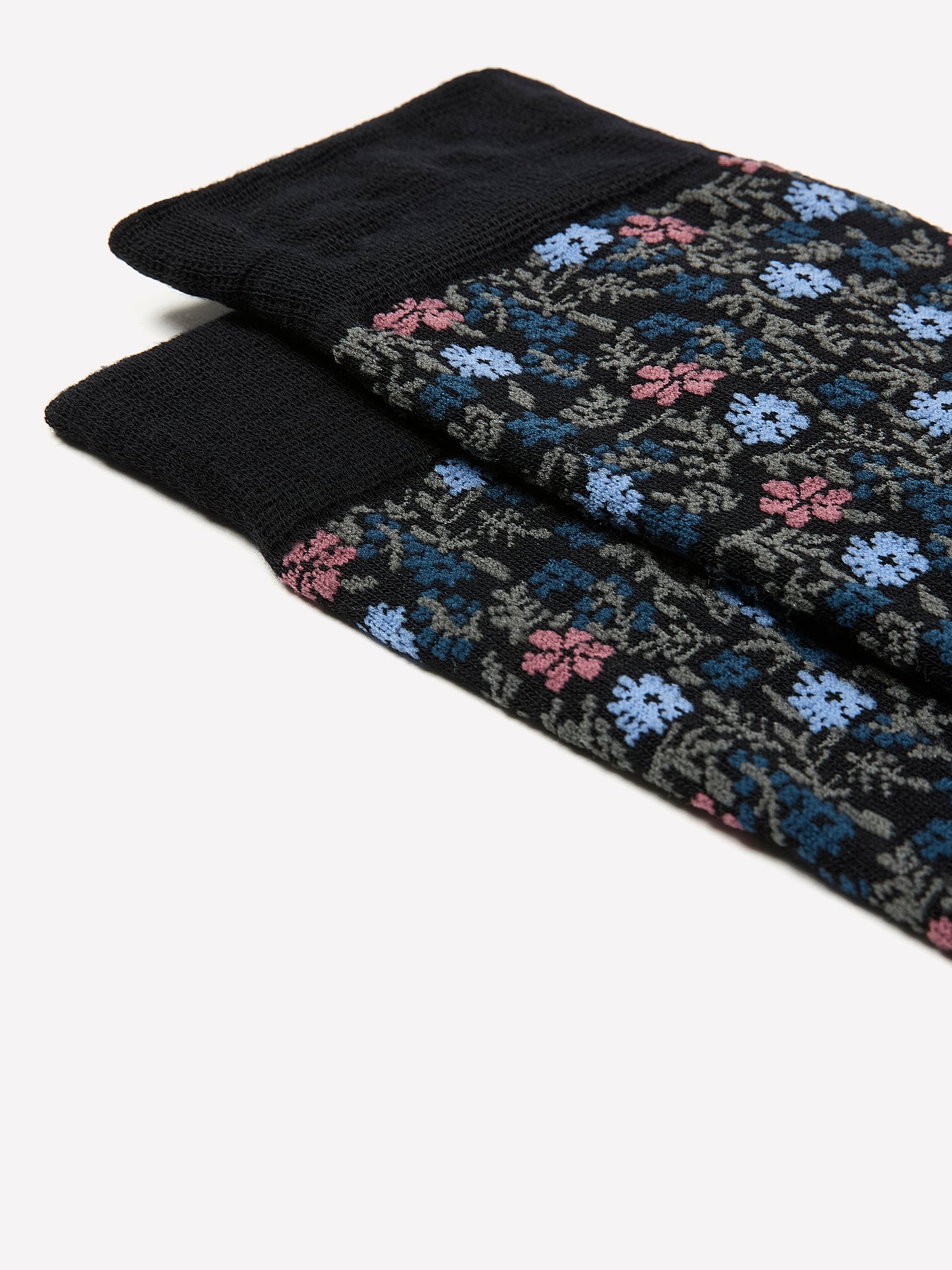 Dress Socks with Flowers