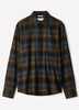 Long Sleeve Check Flannel Shirt Cotton