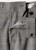Slim-Fit Checkered Grey Suit Pant