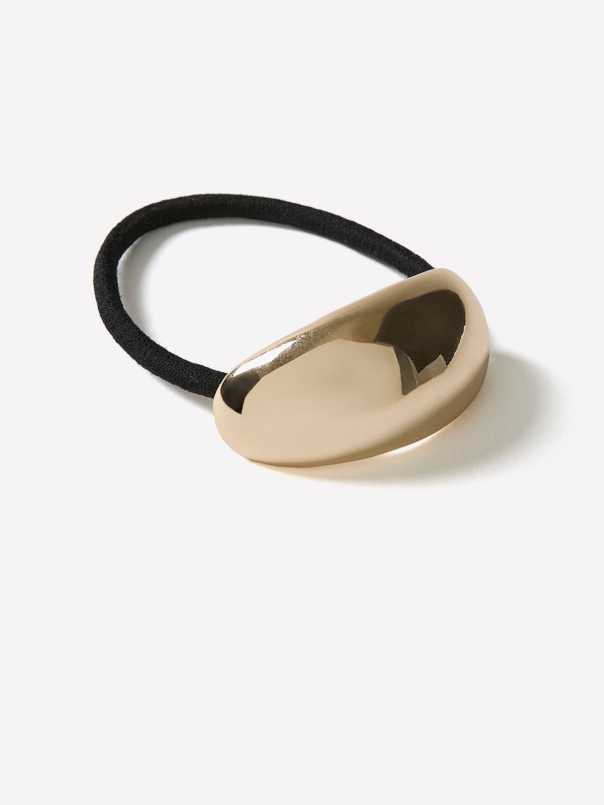 Hair Elastic with Metal Dome