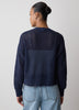 Long-Sleeve Open-Stitch Cardigan