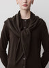 Triangular Mercerized Fine Merino Wool Scarf